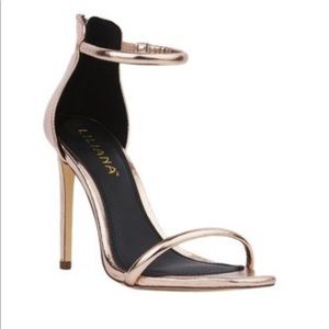 Liliana Rose Gold High Heels